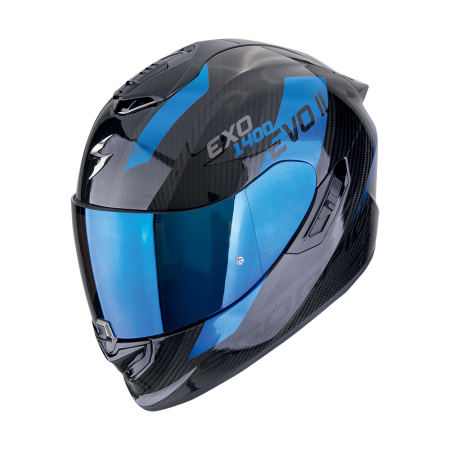 EXO-1400 EVO II CARBON AIR PLATTED Black-Blue L