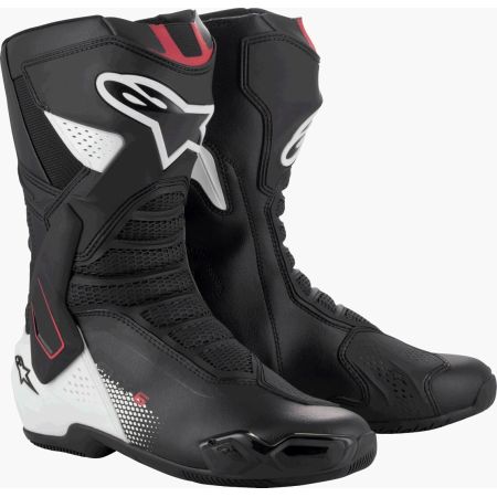 SMX-6 V3 BOOTS BLACK WHITE RED 40