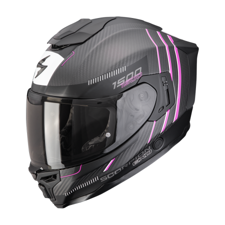 EXO-1500 CARBON AIR ZITY Matt Black-Pink 